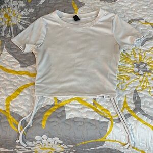 White Short Sleeve Top